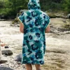 Tulum Recycelter Handtuch-Poncho - Alpine Camo Khaki