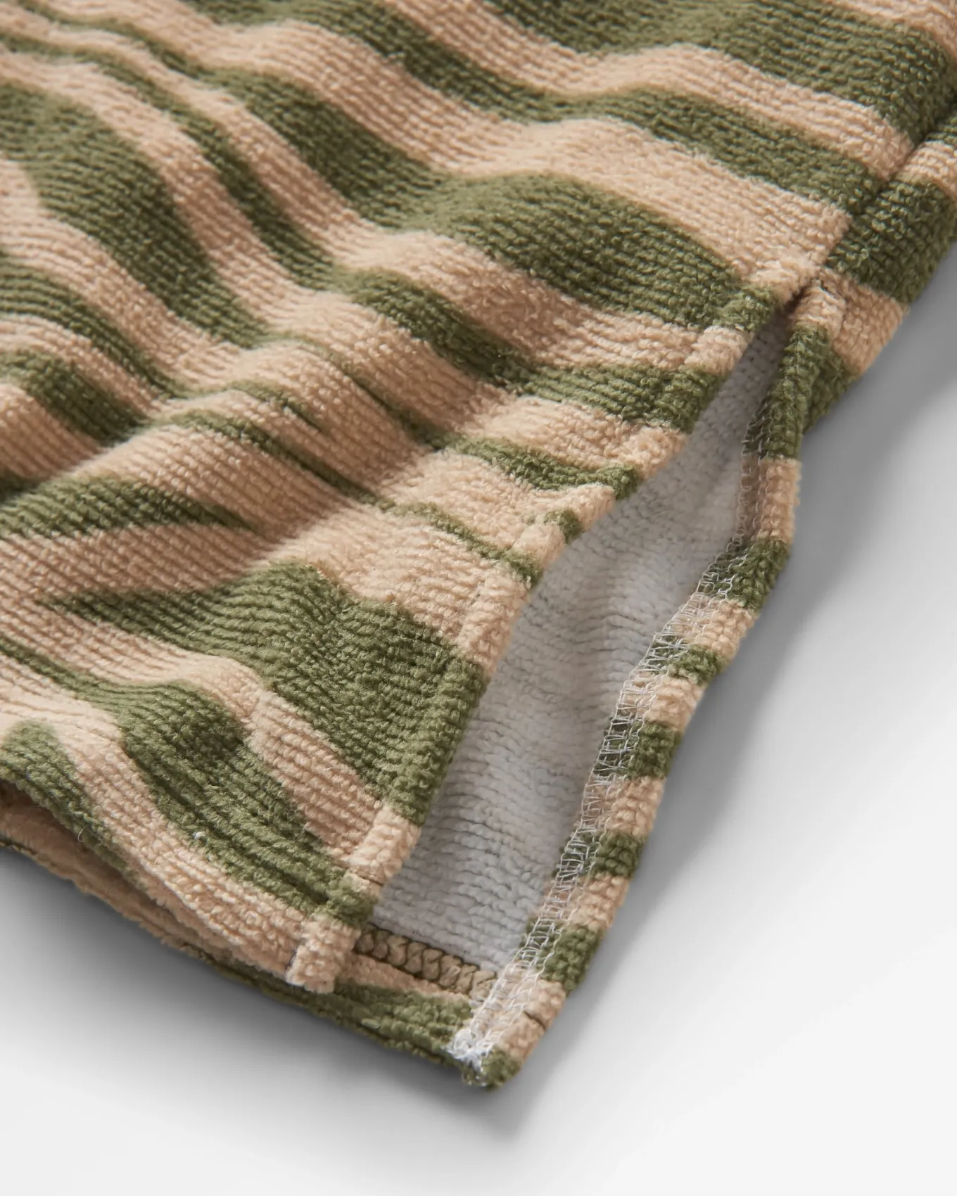 Tulum Recycled Towel Surf-Poncho - Strata Khaki