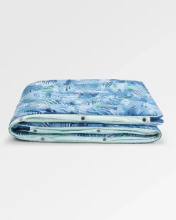 Van Recycelte Ripstop-Decke - Palm Camo Mondlicht