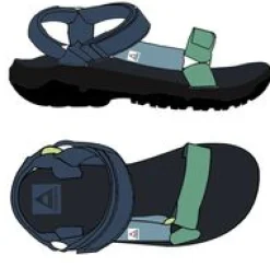 Venice Roam Sandale - Dunkles Denim Multi