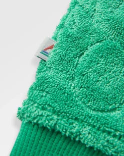 Vibes Texturiertes Langarmshirt - Grüne Fichte