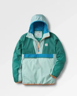 Viento Recycelte Windjacke Anorak - Surf Spray/Tiefsee