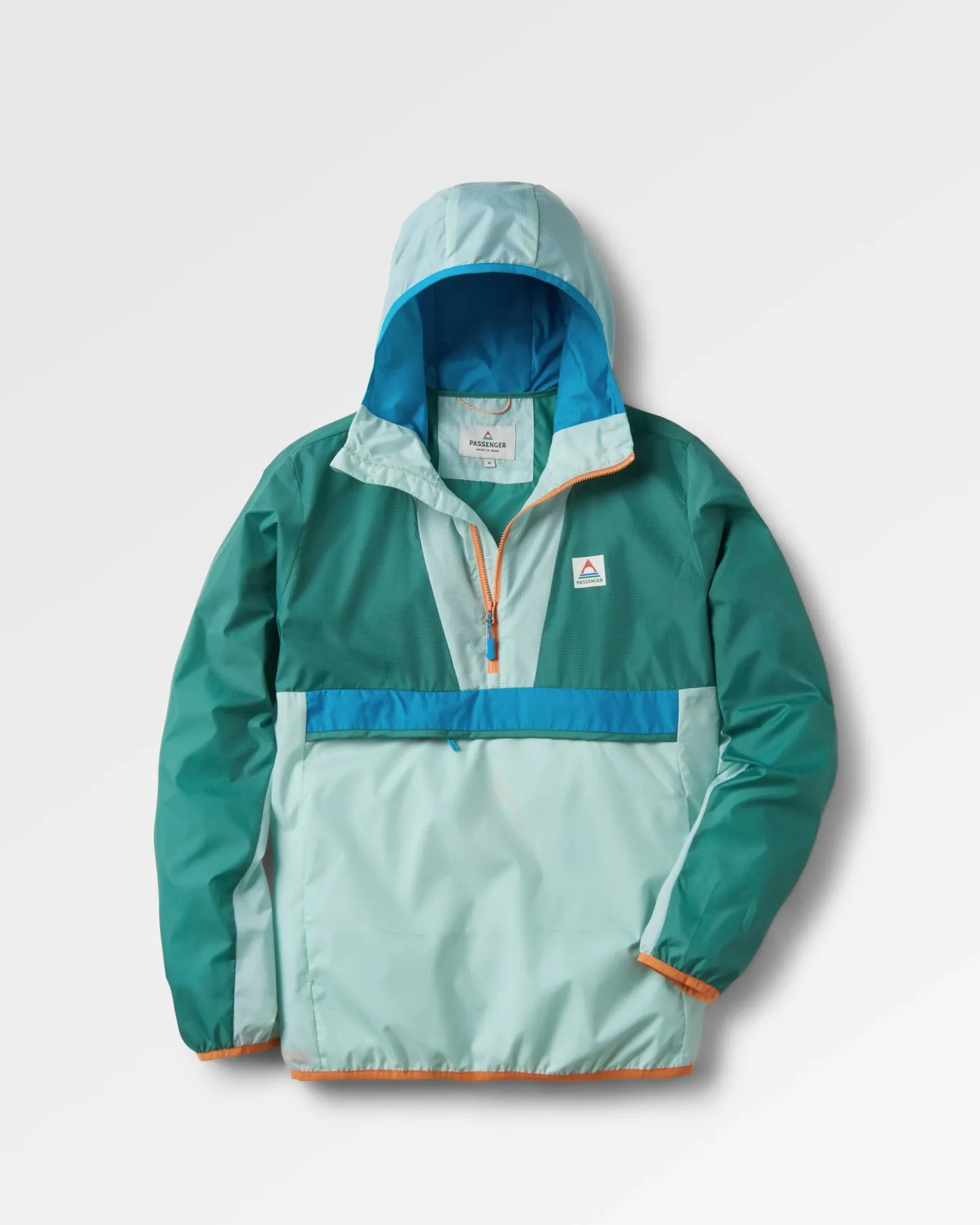 Viento Recycelte Windjacke Anorak - Surf Spray/Tiefsee