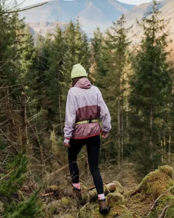 Viento Recycelte Windjacke Anorak - Fliedernebel/Traube