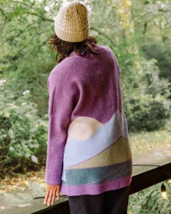 Vista Recycelter Strickcardigan - Rhabarber