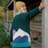 Vista Recycelter Strickcardigan - Regenwald