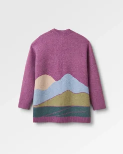 Vista Recycelter Strickcardigan - Rhabarber