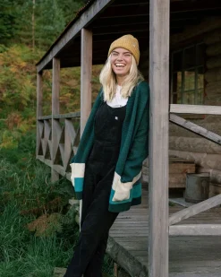 Vista Recycelter Strickcardigan - Regenwald