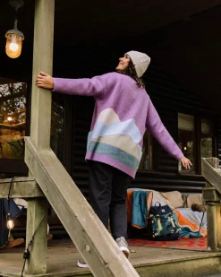 Vista Recycelter Strickcardigan - Rhabarber