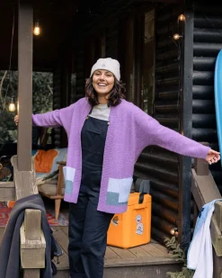 Vista Recycelter Strickcardigan - Rhabarber