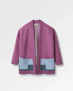 Vista Recycelter Strickcardigan - Rhabarber