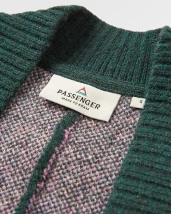 Vista Recycelter Strickcardigan - Regenwald