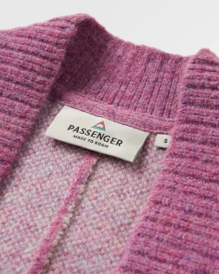 Vista Recycelter Strickcardigan - Rhabarber