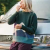 Vista Recycelter Strickpullover - Regenwald
