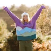 Vista Recycelter Strickpullover - Rhabarber