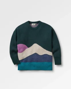 Vista Recycelter Strickpullover - Regenwald
