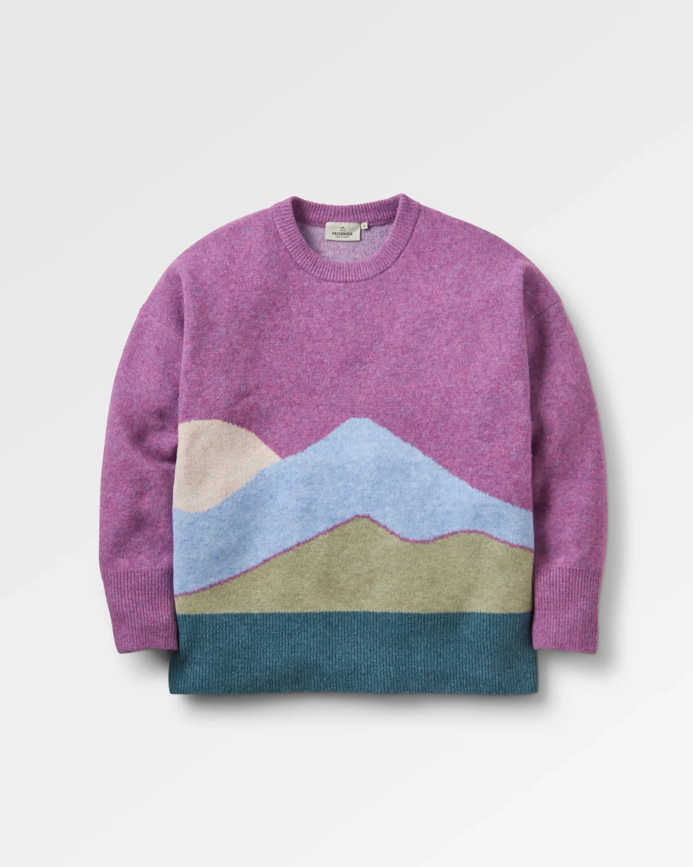 Vista Recycelter Strickpullover - Rhabarber