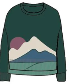 Vista Recycelter Strickpullover - Regenwald