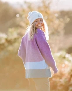 Vista Recycelter Strickpullover - Rhabarber
