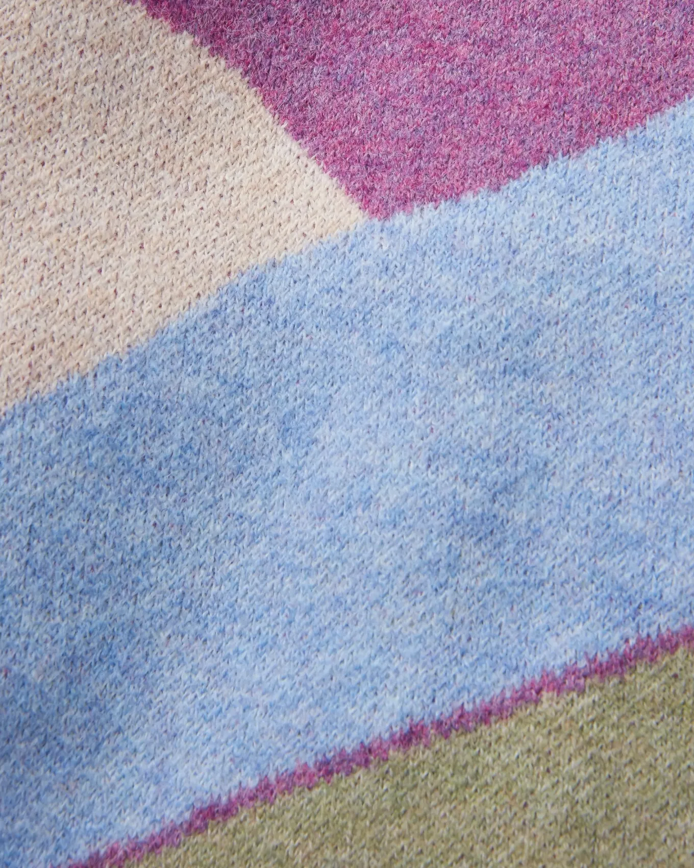 Vista Recycelter Strickpullover - Rhabarber