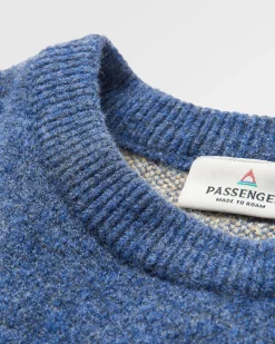 Vista Recycelter Strickpullover - Dunkler Denim