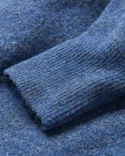 Vista Recycelter Strickpullover - Dunkler Denim