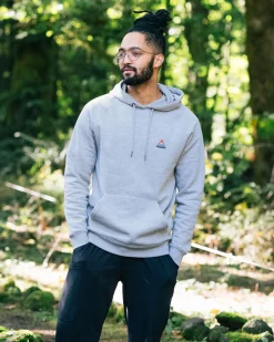Vita Bio-Baumwoll-Hoodie - Graumeliert