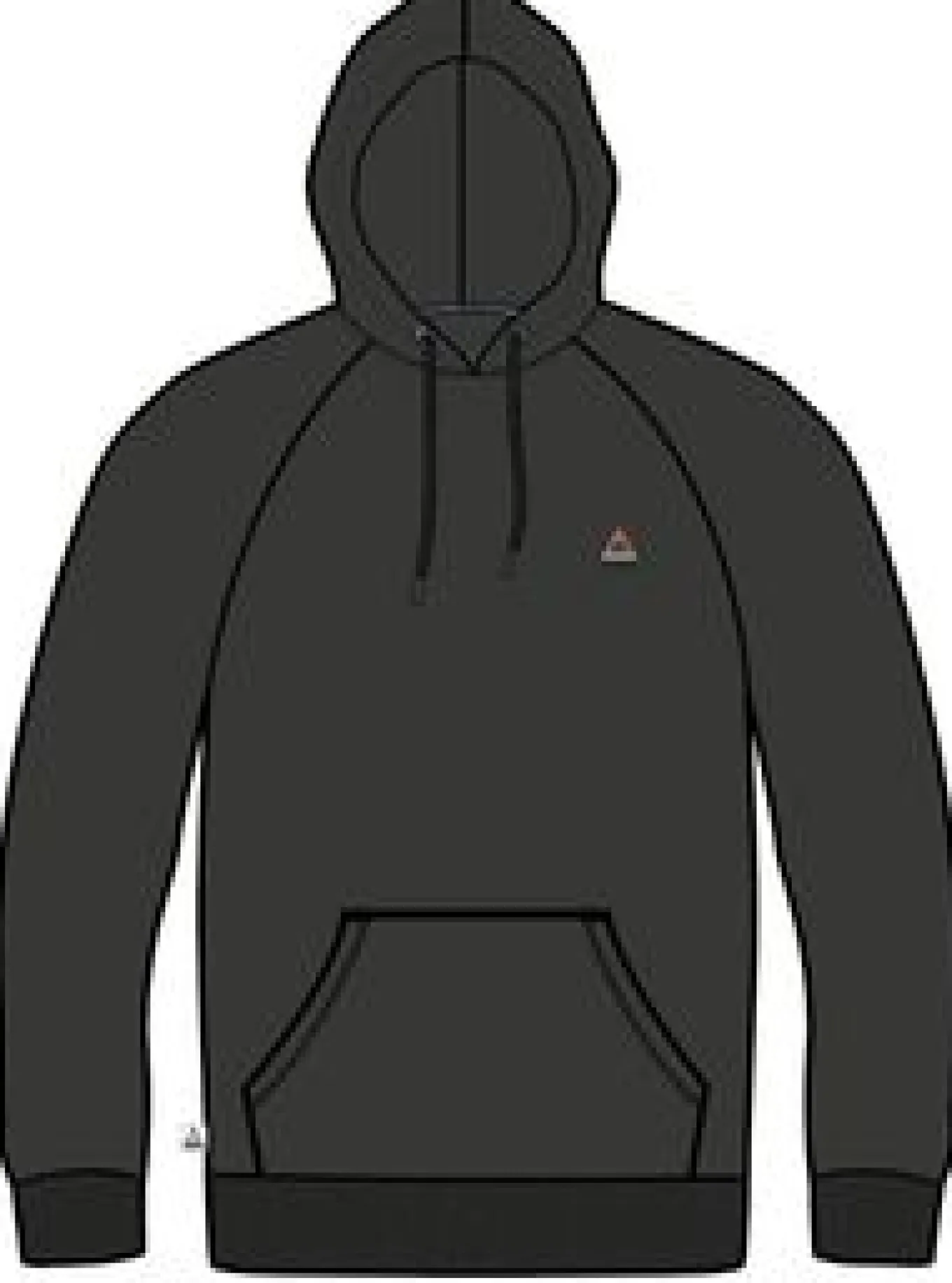 Vita Bio-Baumwoll-Hoodie - Schwarz