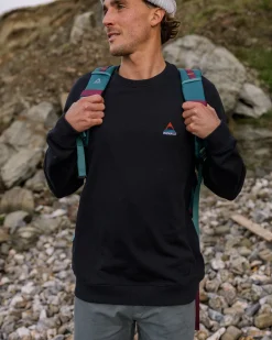 Vita Bio-Baumwoll-Sweatshirt - Schwarz