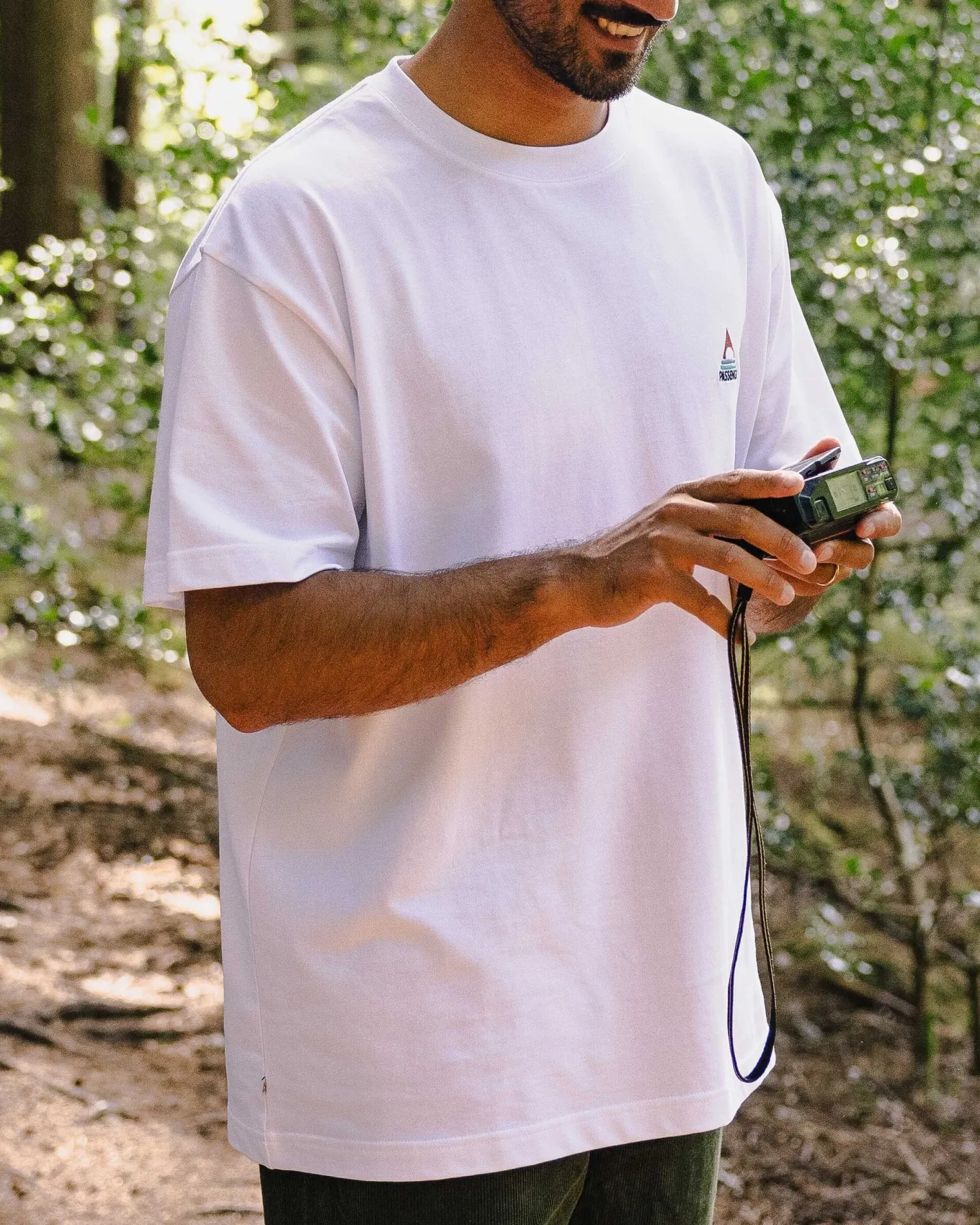 Vita Bio-T-Shirt entspannte Passform - Weiß