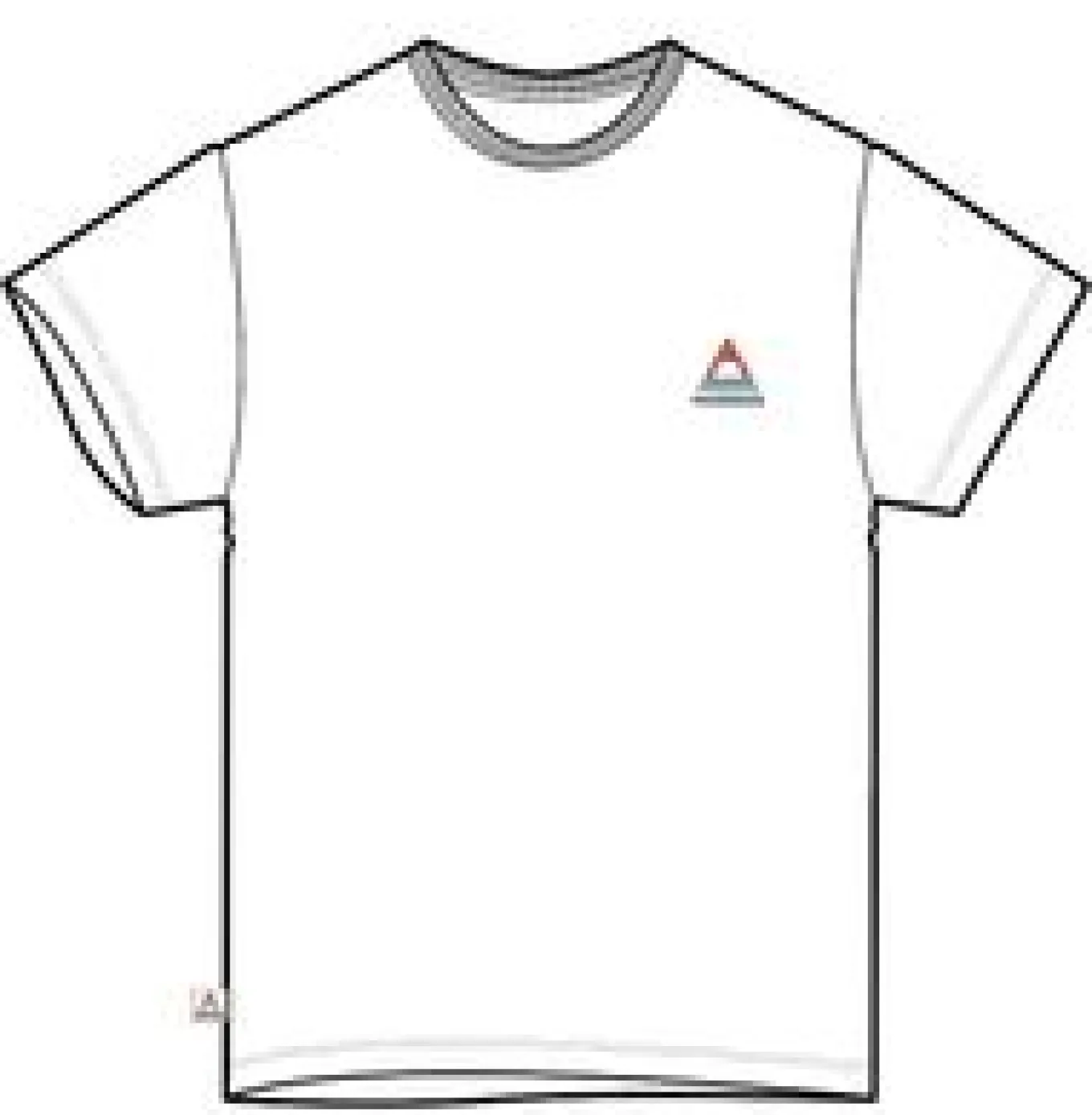 Vita Bio-T-Shirt entspannte Passform - Weiß
