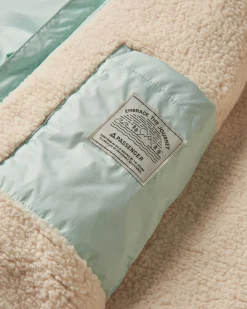 Waves Recycelter Sherpa Gefütterter Surf-Poncho - Surf Spray/Tiefsee