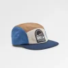 Waves u0026 Trees Recycelte 5-Panel-Kappe - Mondlichtblau