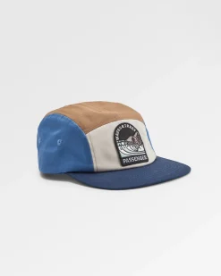 Waves u0026 Trees Recycelte 5-Panel-Kappe - Mondlichtblau