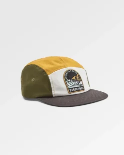 Waves u0026 Trees Recycelte 5-Panel-Kappe - Khaki