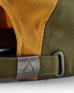 Waves u0026 Trees Recycelte 5-Panel-Kappe - Khaki