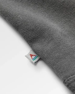 Waves u0026 Trees Recyceltes Baumwoll-Sweatshirt - Holzkohle
