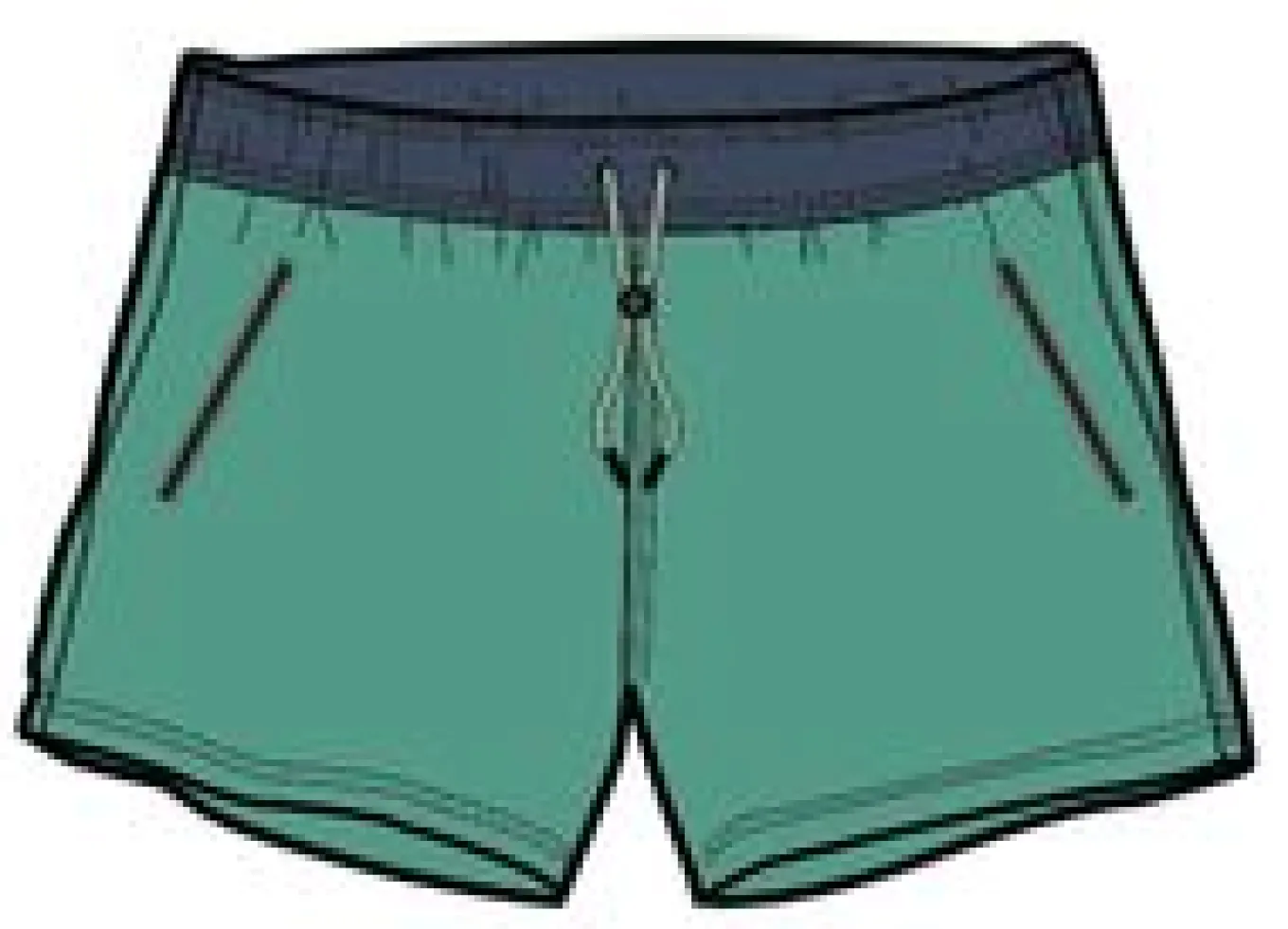 Way Out Allzweck-Shorts - Grüne Fichte