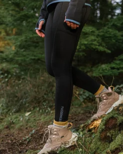 Wintergreen Recycelte Polartec® Leggings - Schwarz