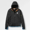 Wintergreen Recycelter Polartec® Fleece-Hoodie - Schwarz