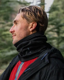 Wintergreen Recycelter Polartec® Thermo-Nackenwärmer - Schwarz