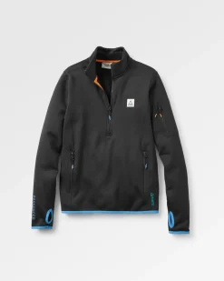 Wintergreen Recycelter Polartec® Fleece-Pullover - Schwarz