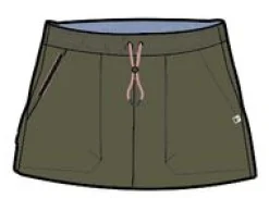 Wonderland Bio-Baumwolle Skort - Khaki