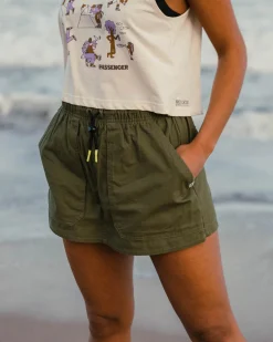 Wonderland Bio-Baumwolle Skort - Khaki
