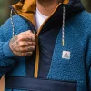 Woodland Recyceltes Polar-gefüttertes Sherpa-Fleece - Blauer Stahl