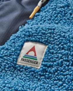 Woodland Recyceltes Polar-gefüttertes Sherpa-Fleece - Blauer Stahl
