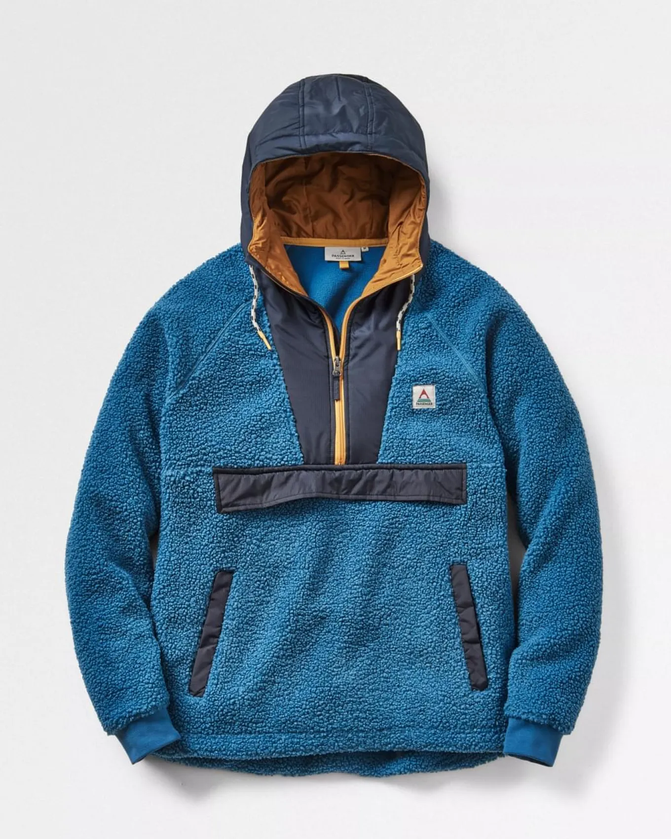 Woodland Recyceltes Polar-gefüttertes Sherpa-Fleece - Blauer Stahl