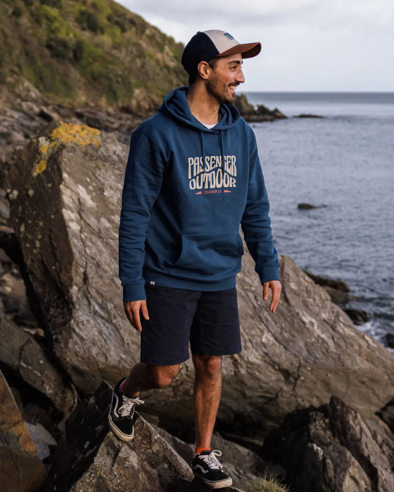 Yuca Bio-Baumwoll Hoodie - Dunkler Denim