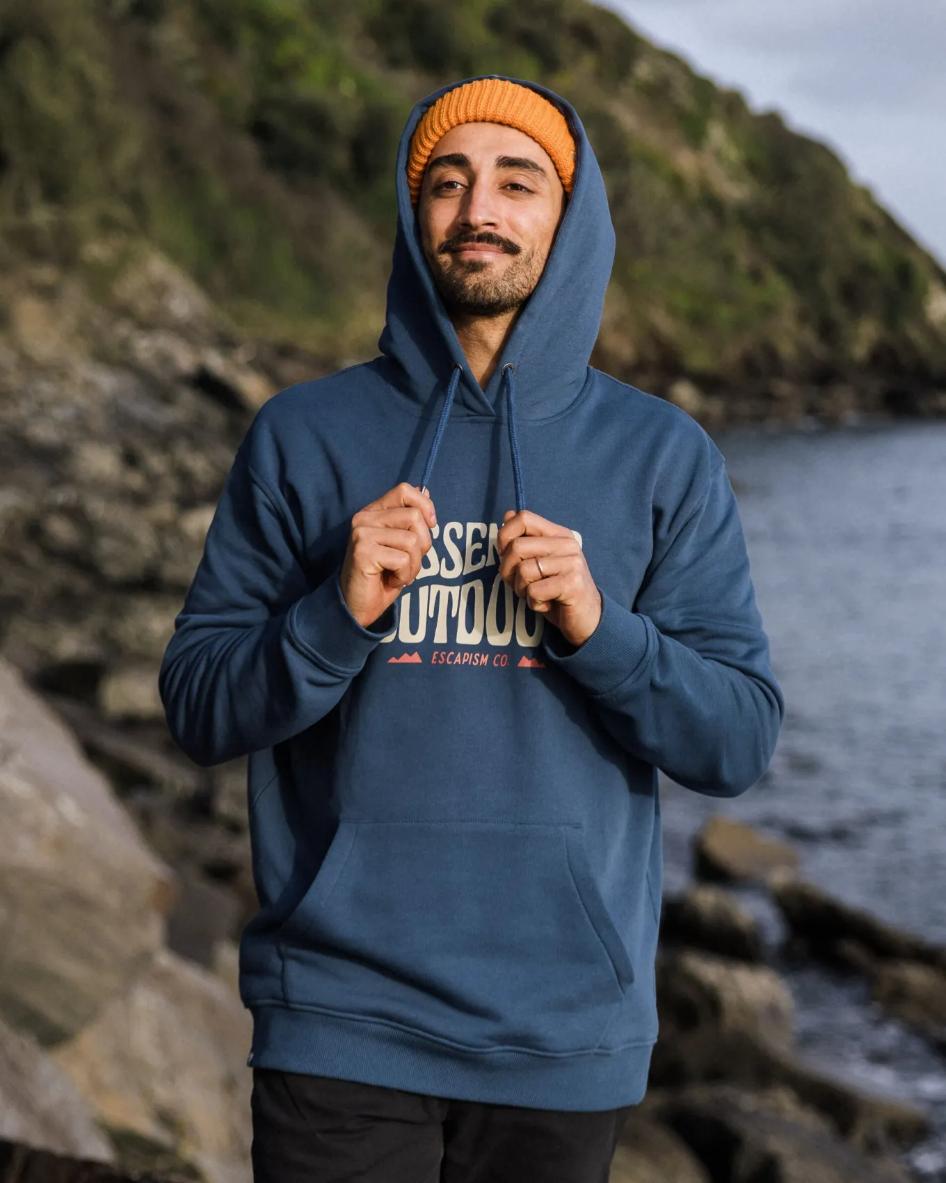 Yuca Bio-Baumwoll Hoodie - Dunkler Denim
