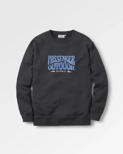Yuca Bio-Baumwoll-Sweatshirt - Schwarz